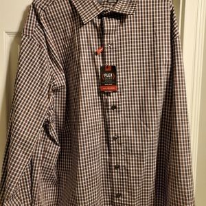 Van Huesen Flex Big & Tall Button Up Shirt